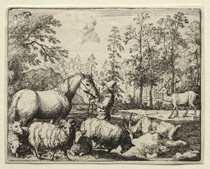 Reynard la Volpe: Il Cavallo Geloso da Allart van Everdingen