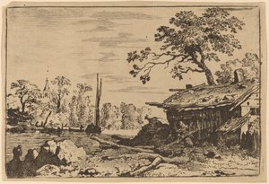 Capanna in rovina da Allart van Everdingen