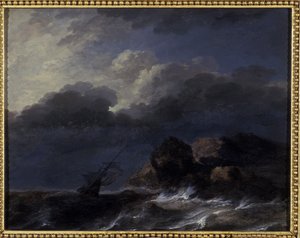 Paesaggio marino da Allart van Everdingen