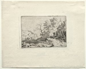 La capanna con la recinzione rustica