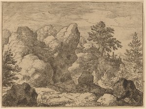 La roccia appuntita da Allart van Everdingen
