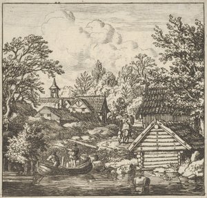 Lo scarico della chiatta