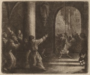 Il lupo e la campana del convento, probabilmente c. 1645-1656