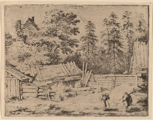 Tre cottage da Allart van Everdingen