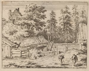 Tre cottage da Allart van Everdingen