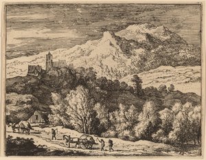 Due carri, probabilmente c. 1645-1656 da Allart van Everdingen