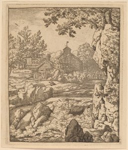 Cascata, probabilmente c. 1645-1656 da Allart van Everdingen