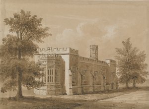 Tixall - Cappella di Tixall Hall da Allen Edward Everitt