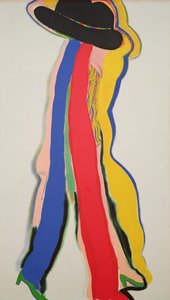 Cappello nero, 1964 circa (olio su tela)