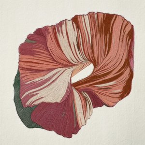 Flusso astratto cremisi da Alma