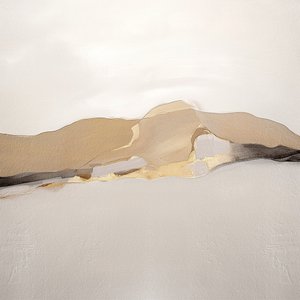 Paesaggio astratto dorato da Alma