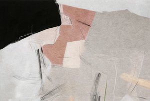 Composizione astratta dai toni tenui da Alma