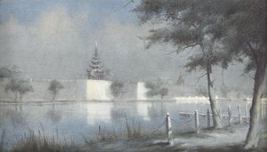 Il fossato a Mandalay al chiaro di luna, 1924
