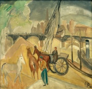 Paesaggio con ponte