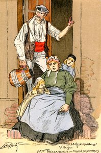 Illustrazione per Les Misérables: Famiglia Thenardier
