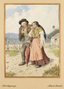 Visita della chiesa da Alois Greil