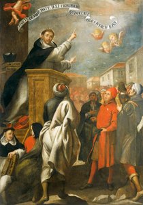 San Vincenzo Ferrer predica ai giovani di Salamanca, di Alonso Antonio Villamor da Alonso Antonio Villamor