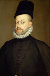 Ritratto di Filippo II 1527-1598, Re di Spagna e Portogallo, 1568 da Alonso Sánchez Coello
