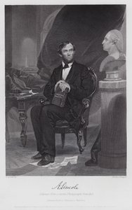Abraham Lincoln (incisione) da Alonzo (after) Chappel