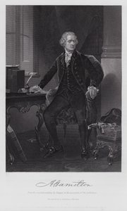 Alexander Hamilton (incisione) da Alonzo (after) Chappel