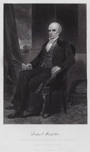 Daniel Webster (incisione) da Alonzo (after) Chappel