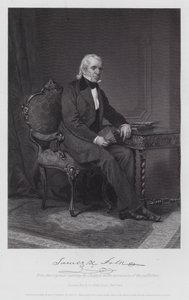 James Knox Polk (incisione) da Alonzo (after) Chappel