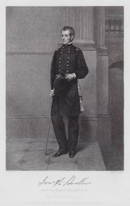 Joseph Hooker (incisione) da Alonzo (after) Chappel