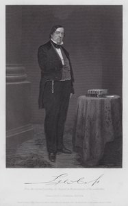 Lewis Cass (incisione) da Alonzo (after) Chappel