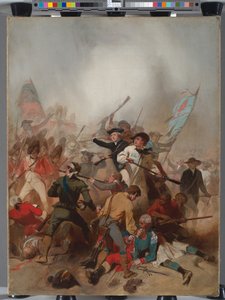 Battaglia di Bunker Hill, 17 giugno 1775 da Alonzo Chappel