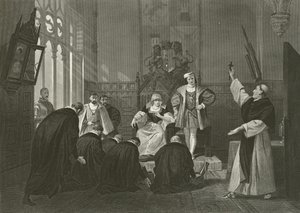 Delega di ebrei davanti a Ferdinando e Isabella di Spagna, XV secolo da Alonzo Chappel
