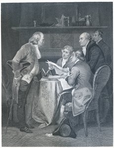 Redazione della Dichiarazione di Indipendenza nel 1776, 1859