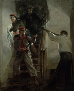 La morte di E. E. Ellsworth da Alonzo Chappel