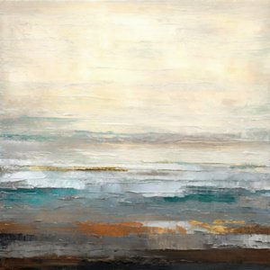 Paesaggio marino dorato (astratto)