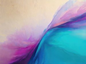 Onde fluide blu e viola
