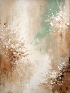 Flusso astratto, terroso e sereno
