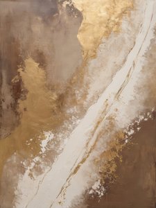 Flusso astratto dorato