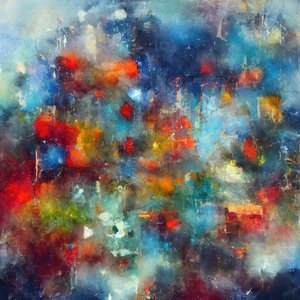 Astrazione moderna e colorata
