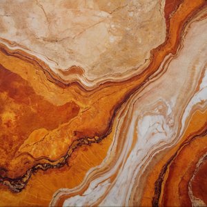 Flusso di marmo arancione