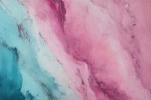Vortice di marmo rosa e verde acqua