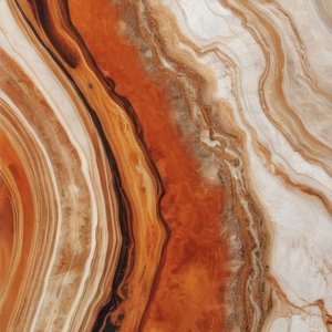 Ricco flusso di agata arancione