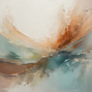 Paesaggio astratto e sereno