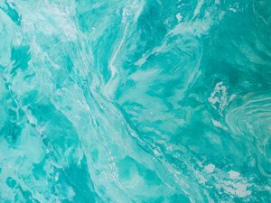 Vortici oceanici color verde acqua