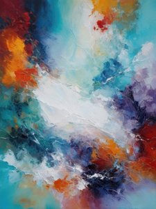 Flusso astratto vibrante