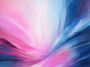 Un flusso di colori vivaci