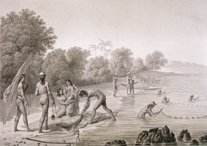 Metodi di pesca tradizionali usati dai nativi delle Isole Marianne, da 