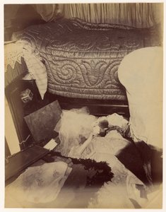 Assassinio di Lady Durand, vista della camera da letto da Alphonse Bertillon