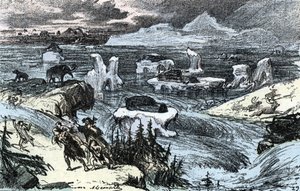 Preistoria; inondazioni in Europa centrale alla fine dell