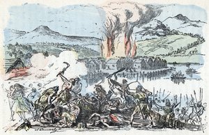 Preistoria: scena di guerra all
