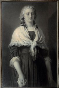 Ritratto della regina Maria Antonietta (1755-1793) alla Conciergerie da Alphonse François