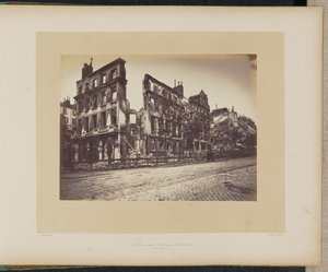 Incendio del ristorante Deffieux (Boulevard Saint-Martin). da Alphonse J. Liébert